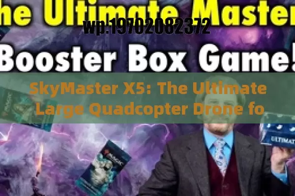 SkyMaster X5: The Ultimate Large Quadcopter Drone for Professionals and Beginners